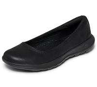Skechers Women's Go Walk Lite - Gem Closed Toe Ballet Flats, Black Black Textile Trim Bbk, 2 UK