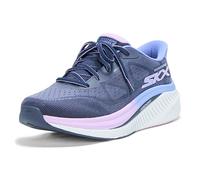 Skechers Women's Go Walk Max Cushioning Arch Fit Areena Sneaker, Navy Textile/Lavender Trim, 3 UK