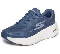 Skechers Women's GO WALK Max Cushioning Flex - Destiny Sneaker in Navy Blue, Size 5 | Textile/Synthetic, Vegan, Machine Washable