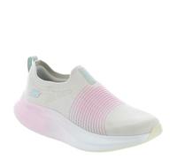 Skechers Women's Go Walk Max Walker Sally Sneaker, Natural/Pink, 8.5