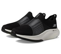 (8 (Adults')) GO WALK Max Walker - Sally | Black/White | Women's Classic Comfort Trainers