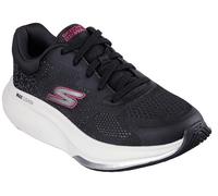 Skechers Women's Go Walk Max Walker VEA Sneaker, Black Textile/White Trim, 6.5 UK