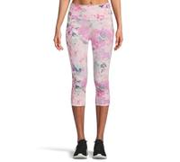 Skechers Women's Go Walk Seascape Floral Capri Leggings, Cream/Multi, M