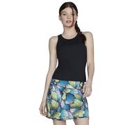 Skechers Women's GOwalk Tank Top – Shelf Bra, Nylon/Spandex – Bold Black, 3XL