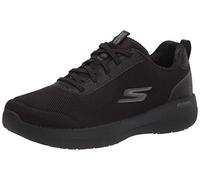 Skechers Women's GO Walk Stability Magnificent Glow Sneaker, Black Textile/Trim, 5 UK