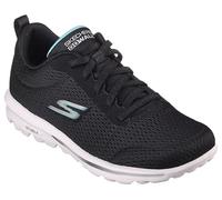 Skechers Women's Go Walk Travel-Fun Journey Sneaker, Black/Aqua, 3.5 UK