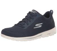 Skechers Women's Go Walk Travel-Fun Journey Sneaker, Navy/Lavender, 8