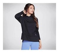 Skechers Women's Godri Serene V-neck Tee T Shirt, African Violet, M UK