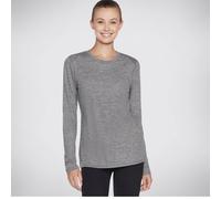 Skechers Womens Godri Swift Long Sleeve Colour: Charcoal, Size: Medium