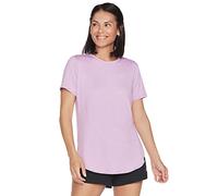 Skechers Women's Godri Swift Tunic Tee T Shirt, African Violet, M UK