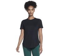 Skechers Womens Godri Swift Tunic Tee T-Shirt, Bold Black, L UK