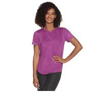 Skechers Women's Godri Swift Tunic Tee T-Shirt, Violet Rays/Hollyhock, XS