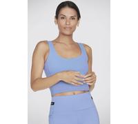 Skechers Womens Goflex Joy Longline Bra Peri - Blue Nylon - Size Large