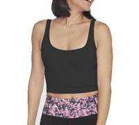 Skechers Women's Goflex Joy Longline Sports Bra, Black, L UK