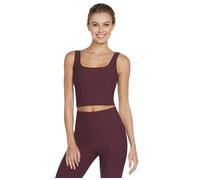 Skechers Womens Goflex Rib Longline Bra Vest, Fig, M UK