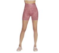 Skechers Women's GOSCULPT 6 Inch Bike Short, Serenity Leopard Print, XL