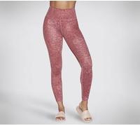 Skechers Women's Gosculpt Fl Hw Leopard Legging Pants, Serenity Leopard Print, XXL UK