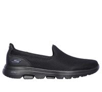 Skechers Women's GoWalk 5 Slip-On Shoes in Black | Textile/Synthetic, Machine Washable