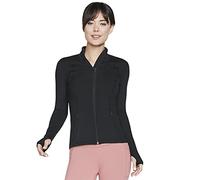 Skechers Women's Gowalk Mesh Jacket Sweater, Bold Black, XL UK