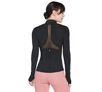 Skechers Women's Gowalk Mesh Jacket Sweater, Bold Black, XXL UK