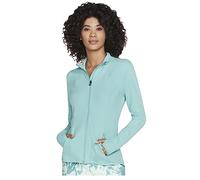 Skechers Women's Gowalk Mesh Jacket Sweater, Porcelain, M UK