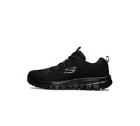 Skechers Women's Graceful Get Connected, Black, 5 UK Wide