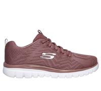 Skechers Women's Graceful - Get Connected Sneaker in Mauve, Size 7 | Textile/Synthetic, Vegan, Machine Washable