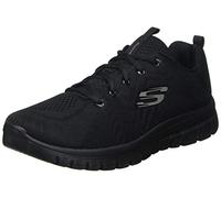 Skechers Women's Graceful Get Connected Trainers, Black Mesh Trim, 9 UK