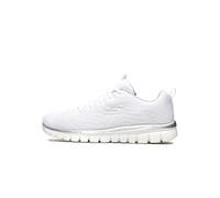 Skechers Graceful - Get Connected Shoes White Silver Grey Women - 39