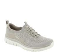 Skechers women's Graceful-Picture Perfect Sneaker, Taupe, 3.5 UK
