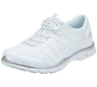 Skechers Women's Gratis-Strolling Sneaker White Silver