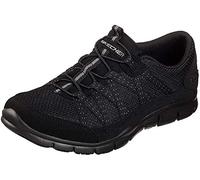 Skechers Women's Sneaker Gratis-Strolling – Black/Black BBK – UK 4