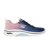 Skechers Women's Go Walk Arch Fit 2.0 Meredith Sneaker, Navy Textile/Pink Trim, 7 UK