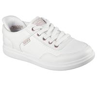 Skechers Women's Hands Free Slip-ins Bobs D'vine-So Flattered Sneaker, White, 10 Wide