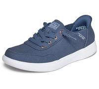 Skechers Women's Slip-ins: BOBS Skip Cute - Keep It Sweet Slip-On Shoes in Navy Blue, Size 7 | Textile/Metal, Vegan, Machine Washable