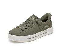Skechers Women's Hands Free Slip-ins Bobs-Social Sneaker, Olive, 6 UK