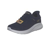 Skechers Women's Hands Free Slip-ins Bobs Squad Chaos-Current Muse Sneaker, Navy, 3 UK