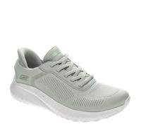Skechers Women's Hands Free Slip-ins Bobs Squad Chaos-Current Muse Sneaker, Sage, 3.5 UK