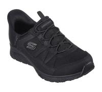 Skechers Women's Hands Free Slip-ins Glide-Step-Excite Sneaker, Black BBK, 4 UK