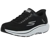 Skechers Women's Hands Free Slip-ins Go Run Consistent 2.0 Endure Sneaker, Black/Silver, 3.5 UK
