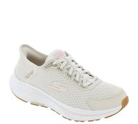 Skechers Women's Hands Free Slip-ins Go Run Consistent 2.0 Endure Sneaker, Natural/Pink, 7 UK