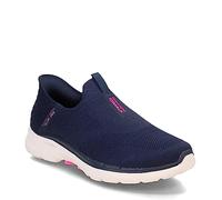 Skechers Women's Hands Free Slip-ins Go Walk 6-Fabulous View Sneaker, Navy, 7 UK
