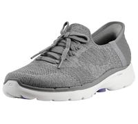 Skechers Women's Hands Free Slip-ins Go Walk 6-Lovely Day Sneaker, Gray/Lavender, 5 UK Wide