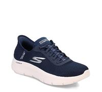 Skechers Women's Hands Free Slip-ins Go Walk Flex-Grand Entrance Sneaker, Navy and White, 4 UK