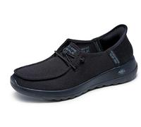 Skechers Women's Hands Free Slip-ins Go Walk Joy Moc Toe Casual Shoe Sneaker, Black, 8 UK