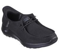 Skechers Women's Hands Free Slip-ins Go Walk Joy Moc Toe Casual Shoe Sneaker, Black/Black, 7.5