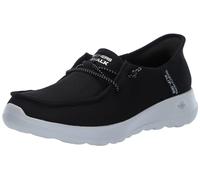Skechers Women's Hands Free Slip-ins Go Walk Joy Moc Toe Casual Shoe Sneaker, Black White, 9 UK