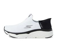 Skechers Women's Hands Free Slip-Ins Max Cushioning Elite-Smooth Transition Sneaker White/Black 10