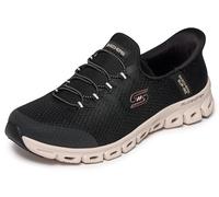 Skechers Women's Hands Free Slip-ins On-the-go Glide-Step - Vibey, Black/Natural, 7 Wide