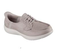 Skechers Women's Slip-ins: On-The-GO Flex Radiant - Brooklyn Shoes in Natural, Size 6 | Textile/Metal, Vegan, Machine Washable